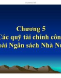 Bài giảng Tài chính công: Chương 5 - Ths. Vũ Xuân Thủy