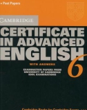 Ebook Cambridge Certificate in Advanced English 6 with answer - Cambridge University Press