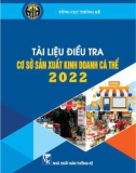 Cơ sở sản xuất kinh doanh cá thể 2022 - Tài liệu điều tra