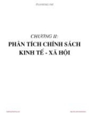 Bài giảng Phân tích chính sách kinh tế xã hội - Chương 2: Phân tích chính sách kinh tế - xã hội