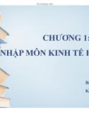 Bài giảng Kinh tế học vĩ mô - Chương 1: Nhập môn kinh tế học vĩ mô