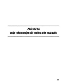 Luật trách nhiệm bồi thường của nhà nước năm 2009 và những vấn đề cơ bản: Phần 2