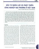 Đầu tư nhân lực và phát triển công nghiệp địa phương ở Việt Nam