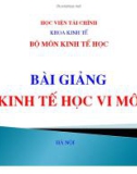 Bài giảng Kinh tế học vĩ mô: Chương 3 - Học viện Tài chính