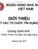 Luật tỗ chức tín dụng