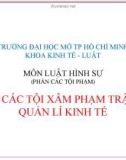 Bài giảng môn Luật Hình sự: Bài 3 - ĐH Mở