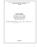 Giáo trình Cung cấp điện (Nghề: Điện công nghiệp - Trình độ: Trung cấp) - Trường Trung cấp Tháp Mười