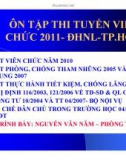 Bài giảng Ôn tập thi tuyển viên chức 2011- ĐHNLTP.HCM