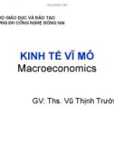 Bài giảng Kinh tế vĩ mô (Macroeconomics): Chương 2 - ThS. Vũ Thịnh Trường (TT)