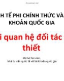 Bài giảng Mối quan hệ đối tác cần thiết