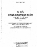 Từ điển Anh Việt và Việt Anh chuyên ngành công nghệ thực phẩm: Phần 1