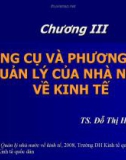 Quản lý nhà nước về kinh tế -Chương 3