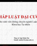 Bài giảng Pháp luật đại cương: Bài 6B - ThS. Ngô Minh Tín