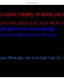 Bài giảng Nhà nước và pháp luật - Chương 2