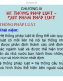 Bài giảng Nhà nước và pháp luật - Chương 3