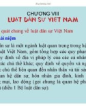 Bài giảng Nhà nước và pháp luật - Chương 8