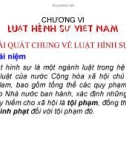 Bài giảng Nhà nước và pháp luật - Chương 6