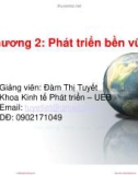 Bài giảng Kinh tế môi trường: Chương 2.2 - Đàm Thị Tuyết