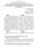 Bàn về biện pháp bảo hộ quyền sở hữu trí tuệ đối với tri thức truyền thống bài thuốc cổ truyền tại Việt Nam