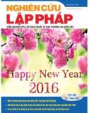 Tạp chí Nghiên cứu Lập pháp: Số 01/2016