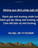 Luật Bảo vệ môi trường - TS. Nguyễn Khắc Kinh