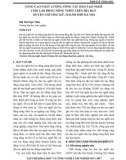 Nâng cao chất lượng công tác đào tạo nghề cho lao động nông thôn trên địa bàn huyện Chương Mỹ, thành phố Hà Nội