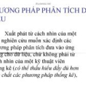 Bài giảng Phương pháp phân tích dữ liệu