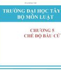 Bài giảng Luật hiến pháp: Việt Nam Chương 5 - NguyễnMinhNhật