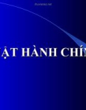 Bài giảng về Luật hành chính