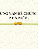 Bài giảng Pháp luật đại cương - Bài 1: Những vấn đề chung về nhà nước