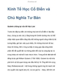 Tài liệu Kinh Tế Học Cổ Điển và Chủ Nghĩa Tư Bản