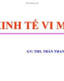 Bài giảng Kinh tế vi mô - ThS. Trần Thanh Hiền