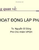 Bài giảng Tổng quan về hoạt động lập pháp - TS. Nguyễn Sĩ Dũng