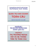 Bài giảng Quản trị kinh doanh toàn cầu: Chương 4 - TS Nguyễn Văn Sơn