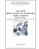 Giáo trình Nguyên lí chi tiết máy (Nghề: Cơ điện tử - Trình độ: Cao đẳng) - Trường Cao đẳng nghề Ninh Thuận