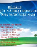 Đề tài Tổ chức và hoạt động của ngân hàng nhà nước việt Nam 