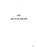 Luật hợp tác xã năm 2003 - Sổ tay hỏi đáp về pháp luật: Phần 2