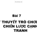 Bài giảng Kinh tế quản lý: Bài 7 - Hoàng Thị Thúy Nga