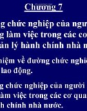 Bài giảng Tổ chức nhân sự hành chính nhà nước: Chương 7 - ThS. Trương Quang Vinh