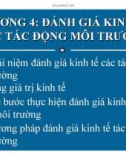 Bài giảng Kinh tế môi trường: Chương 4