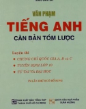 Tóm tắt văn phạm tiếng Anh căn bản: Phần 1