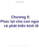 Phúc lợi cho con người và phát triển kinh tế