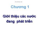 Giới thiệu các nước đang phát triển