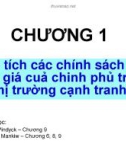 Bài giảng Chương 1: Phân tích các chính sách can thiệp giá cuả chinh phủ trong thị trường cạnh tranh