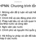 Chuyên đề luật hiến pháp nước - Bài 4