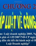 Pháp luật về công ty hợp danh