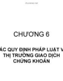 Bài giảng Luật Chứng khoán: Chương 6