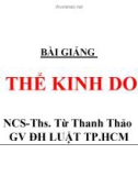 Bài giảng Chủ thể kinh doanh: Chương 3 - Công ty hợp danh - NCS.ThS. Từ Thanh Thảo