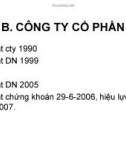 Bài giảng Công ty cổ phần (2012)