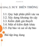 Bài giảng chương 3: Suy diễn thống kê